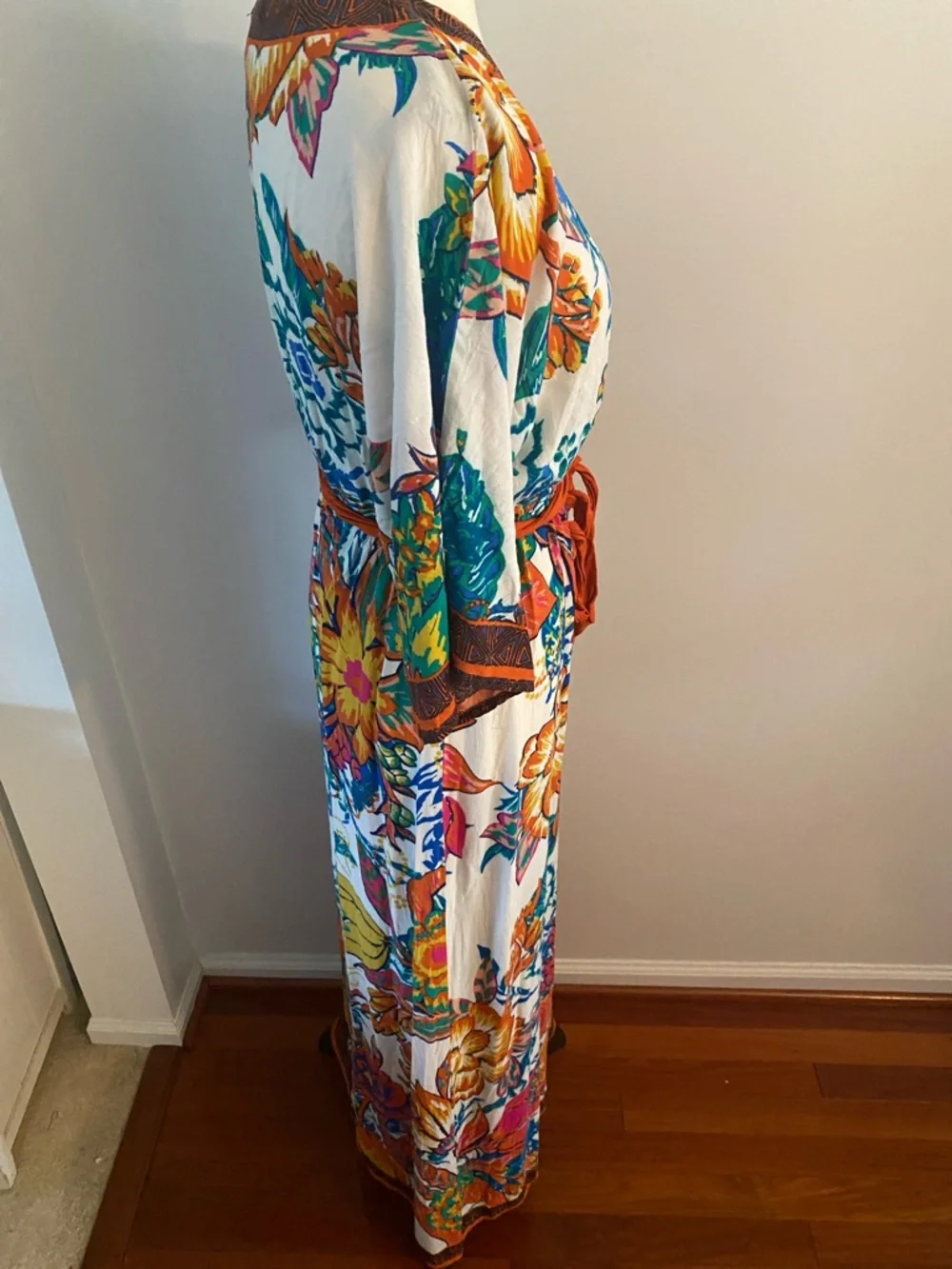 Flying Tomato medium maxi dress elastic waistband and tie - Picture 4 of 7